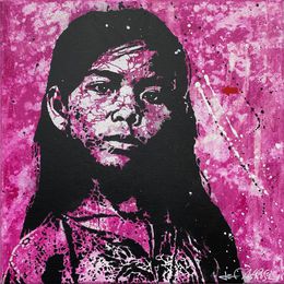 Painting, Pink Child, Jef Aérosol