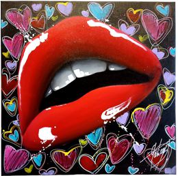 Painting, LOVE POWER, Julie Galiay