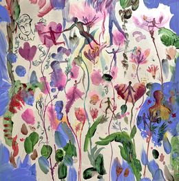 Painting, Ballet floral, Cyril Destrade