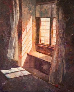 Painting, Window to the secret garden, Dasha Pogodina