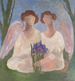 Painting, Angel Painting - Secret Garden Story, Dasha Pogodina