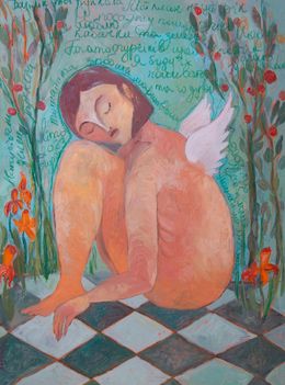 Painting, Flora, Dasha Pogodina