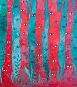 Painting, Magical Forest, Dasha Pogodina