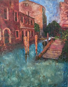 Painting, Venice-where love live, Dasha Pogodina
