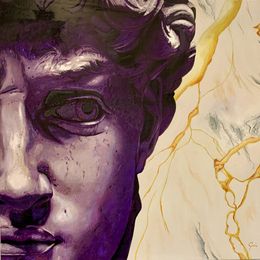 Painting, Le Regard de David, Miguel Guía