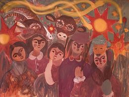 Painting, Ukrainian Christmas, Dasha Pogodina