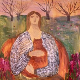 Painting, Look at this beauty, honey, Dasha Pogodina