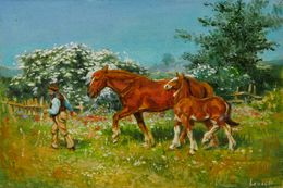 Painting, The Giant, Alexander Levich