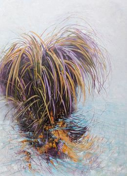 Painting, Nature et chuchottis d'herbes folles, Nadine Pillon
