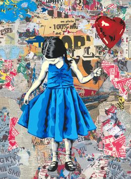 Painting, Beautiful Girl, Mr Brainwash
