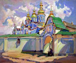 Painting, Near the Gates of the Cathedral, Pavlenko Leonid