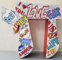 Sculpture, Chaï Love Red, Shelby