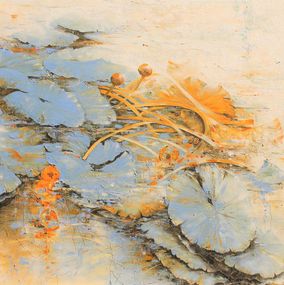 Painting, Nénuphars, Nadine Pillon
