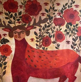 Painting, For the first time I see myself so clearly, Dasha Pogodina