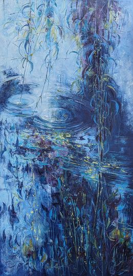 Painting, Gouttes de lumière, Nadine Pillon