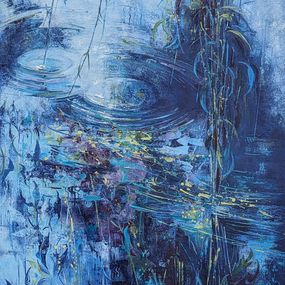 Painting, Gouttes de lumière, Nadine Pillon