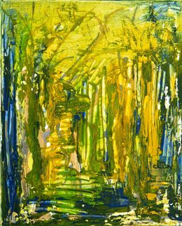 Painting, Foret de Broceliande, Cléa-Chantal Léandri