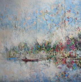 Painting, Morning on the Lake, Rakhmet Redzhepov (Ramzi)