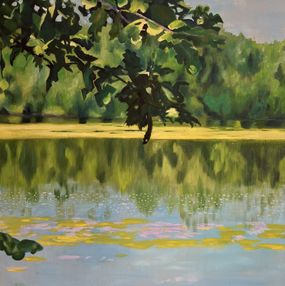 Painting, Au bord du Rhin, Sophie Roy