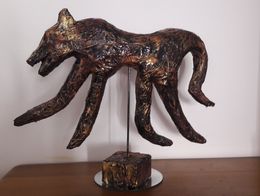 Sculpture, Loup, Christiane Guerry