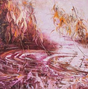Painting, L'onde qui fuit..., Nadine Pillon