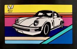 Painting, Pop Porsche, Angélique Dufossé