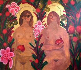 Painting, Our strange paradise, Dasha Pogodina