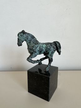 Sculpture, Da Vinci's Horse galloping, Helle Rask Crawford