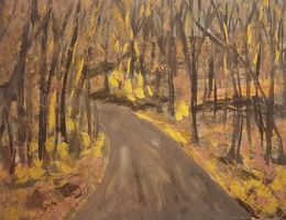 Painting, The Forest, Dondi Schwartz