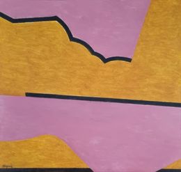 Painting, La dame en rose, Hervé Dupuis