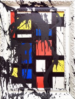 Painting, Activists Destroyed My Masterpiece I, The Activist