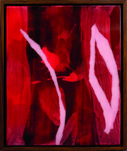 Painting, Red leaf, Kitikong Tilokwattanotai