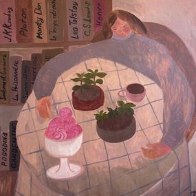 Painting, The sprouts of my confidence, Dasha Pogodina