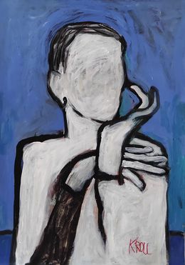 Painting, Without face III, Barbara Kroll