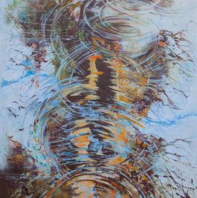 Painting, Ondes et reflets, Nadine Pillon