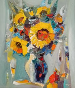 Painting, Rhythm of Sunflowers, Hayk Miqayelyan