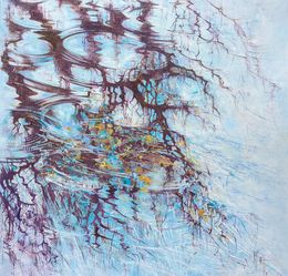 Painting, Tout un monde dans une flaque, Nadine Pillon
