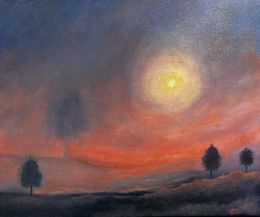 Painting, Crepuscule, Jessica Fleurentin