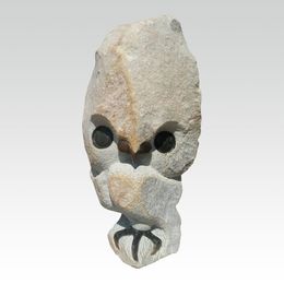 Sculpture, Owl on tree - Chouette dans l'arbre, Tauraï Mupaso