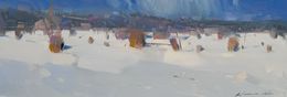 Painting, Winter Valley, Vahe Yeremyan