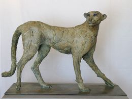 Sculpture, Guépard debout, Isabelle Carabantes