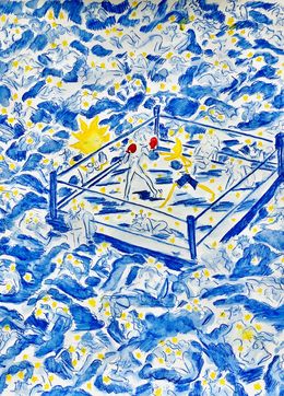 Painting, Invaincue en cette nuit, Gabrielle Rul