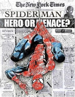 Painting, Sipderman NYT 3D, Tristan MM