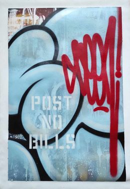 Painting, POST NO BILLS, Seen