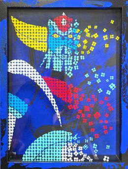 Painting, Goldorak box 3D, Wawapod