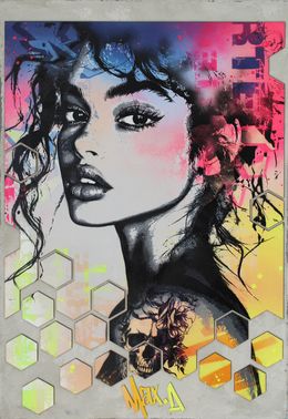 Painting, Hexagone fragment, Maxime Andriot