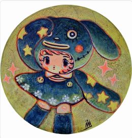 Painting, Chun-Ja's Multiverse Story - Chunja Rabbit, Shin Seung-Hun