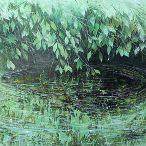 Painting, Oasis de verdure, Nadine Pillon