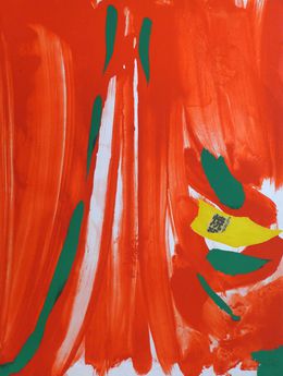 Print, Xian Rouge 2, Olivier Debré