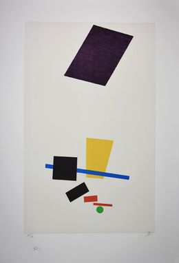 Print, Réalité peinte d'un joueur de football / Painterly Realism of a Football Player - 1915, Kasimir Malevitch
